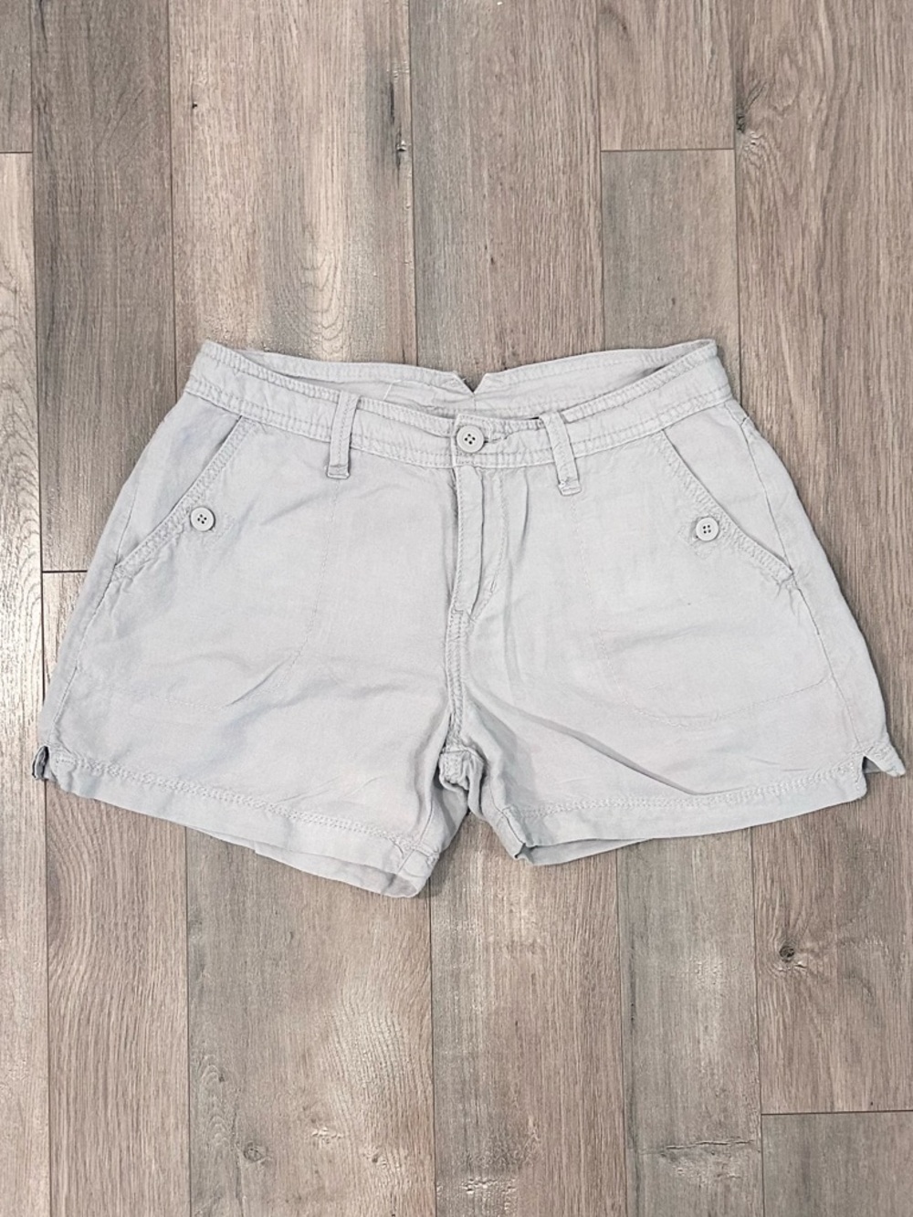 Calvin Klein Jeans Light Gray Women's Bermuda Shorts